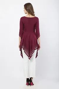 HC Fashion Women a-line midi Wine-thumb1