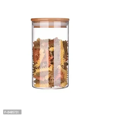 Trendy High Quality Imported Borosilicate Glass Jar Container Canister 1000 ML  Pack of 1-thumb0