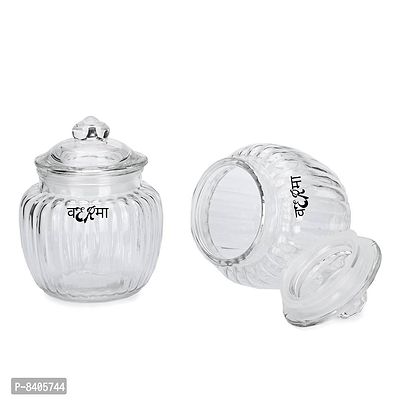 Stylish Jar High Quality Imported Glass Jar Container Canister Set 700 ML  Pack of 6-thumb3