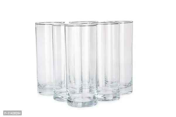 Trendy 300 ML High Wall Water/ Juice Glass set (Pack Of 6)-thumb2