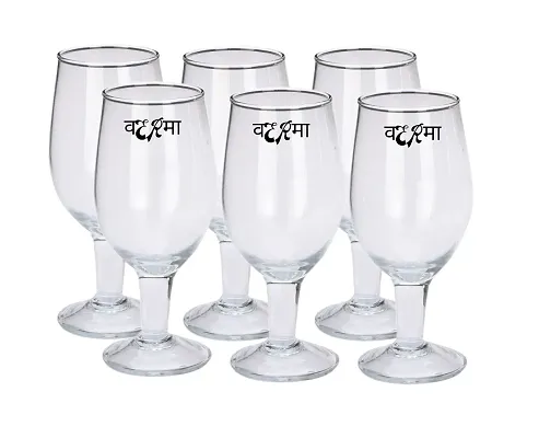 Attractive Juice Glass/ Wine Glass set (Pack Of 6) 200 ML
