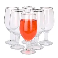 Attractive Juice Glass/ Wine Glass set (Pack Of 6) 200 ML-thumb1