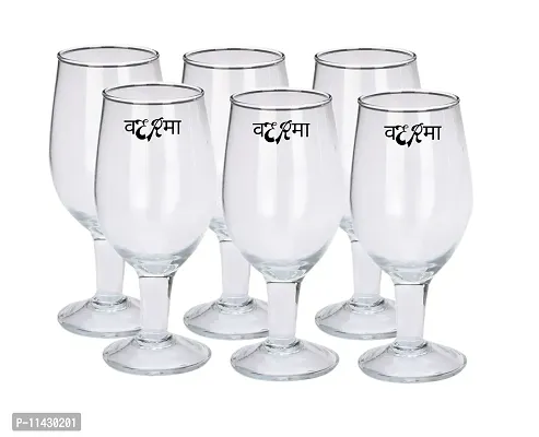 VERMA Rich look Juice / Wine Glass set 200 ML (Pack of 6)-thumb2