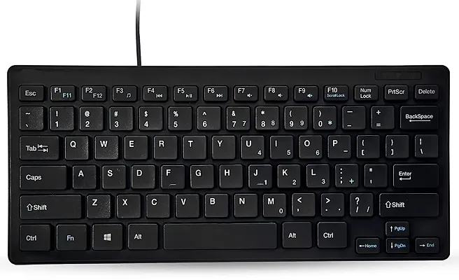 MaK World? USB D-Lite Plus Wired Mini Keyboard with Chocolate Keys (Black)