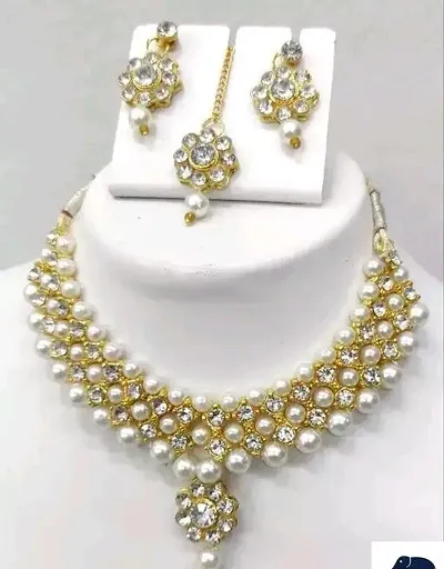 Elegant Alloy Jewellery Set for Women