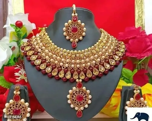 Beautiful Multicoloured Alloy Jewellery Set For Women