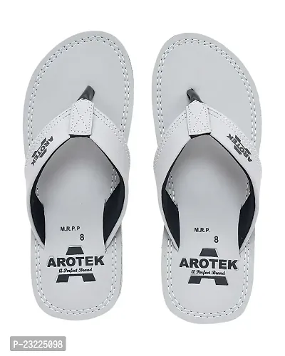 AROTEK Best Quality Slipper for men (Grey, numeric_6)-thumb3