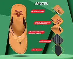 AROTEK Best Quality Slipper for men (Tan, numeric_9)-thumb4