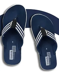 AROTEK Comfortable Stylish Slippers/Flip -flop Chappal for Men (Navy Blue, numeric_7)-thumb3