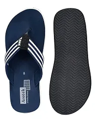 AROTEK Comfortable Stylish Slippers/Flip -flop Chappal for Men (Navy Blue, numeric_7)-thumb1