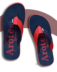 AROTEK Stylish Comfortable Slippers for men (Navy Blue, numeric_7)-thumb4