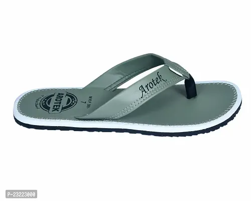 AROTEK Men's Flip Flop Casual Slipper Comfortable for Daily Use (Green, 6)-thumb2