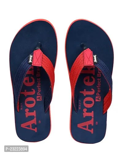 AROTEK Stylish Comfortable Slippers for men (Navy Blue, numeric_7)-thumb0