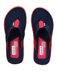 AROTEK Extra Comfort Stylish Slippers/Flip -flop Chappal for Men (Nay Blue, numeric_9)-thumb2