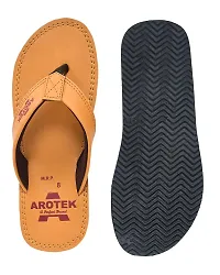 AROTEK Best Quality Slipper for men (Tan, numeric_9)-thumb2