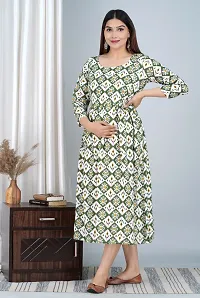 Designer Casual Women Rayon Maternity Kurta-thumb2