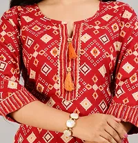 Stylish Fancy Rayon Kurti With Pant Set For Women-thumb3