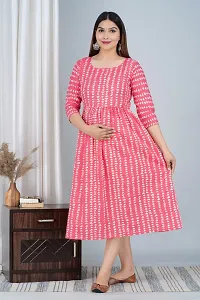 Designer Casual Women Rayon Maternity Kurta-thumb2