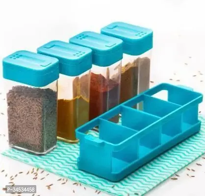 4 Pcs Spice Storage Jar Masala Box with Container-thumb0