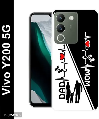 saini Back Cover for vivo Y200 5G Multicolor Flexible Silicon Pack of 1-thumb0