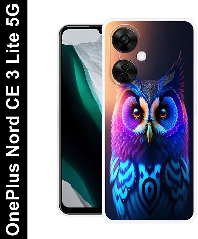 saini Back Cover for OnePlus Nord CE 3 Lite 5G Multicolor Flexible Silicon Pack of 1