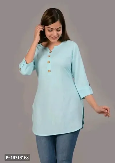 Stylish Rayon Short Kurti For Women-thumb0