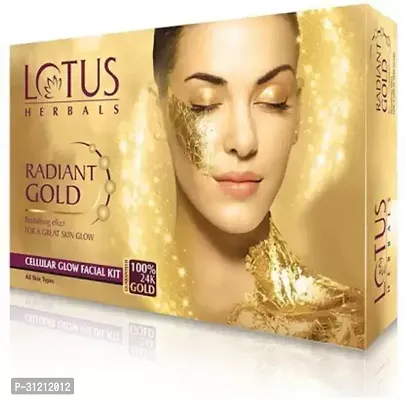 Lotus Herbal Radiant Gold Cellular Glow Facial Kit-thumb0