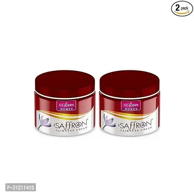 Vi John Saffron Advanced 50 Gm Fairness Cream Pack Of 2-thumb0