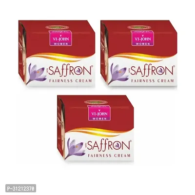 Vi-John Softening,Brightening Saffron Advanced Fairness Cream 50 G, Pack Of 3