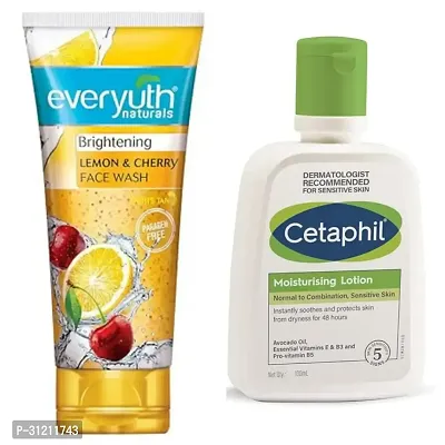 Moisturising Lotion Everyuth Naturals Brightening Lemon Cherry Face Wash Pack Of 2