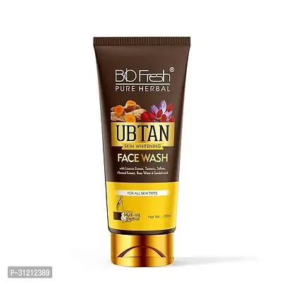 Biofresh Ubtan Face Wash For Skin Whitening With Almond Herbal Extracts For All Skin Types Net 120Ml-thumb0