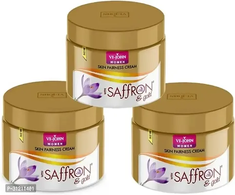 Vi - John Gold Saffron Fairness Cream Pack Of 3-thumb0