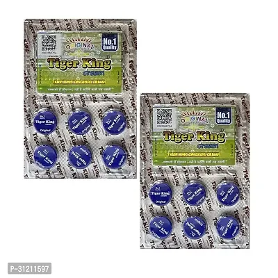 Tiger King Cream Blue Original Pack Of 2