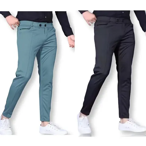 Trendy Regular Track Pants For Men Pack of 2