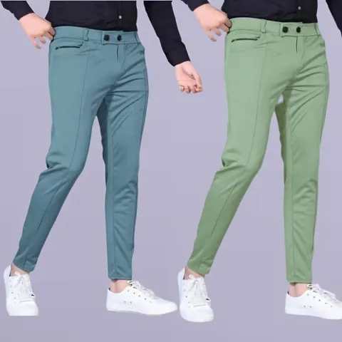 Trendy Regular Track Pants For Men Pack of 2