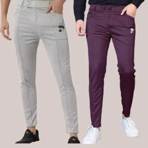 Perfect Fit Pants for Men - Pack of 2