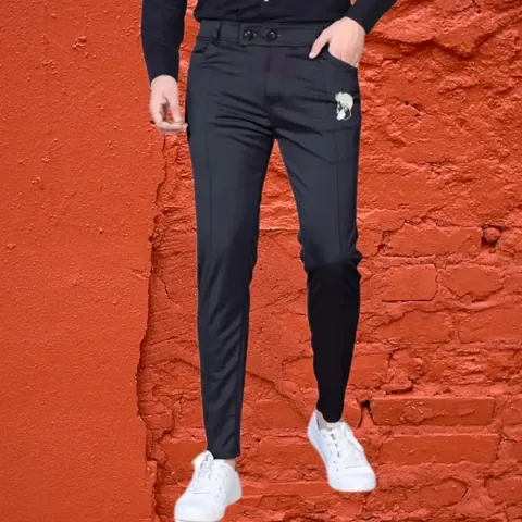 Stretchable Lycra Sports Trackpant for Men