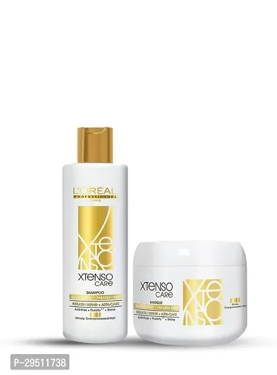 Xtenso Care Sulfate-Free* Shampoo 250Ml And Hair Masque 200Ml Combo For All Hair Types (Pack Of 2)-thumb0