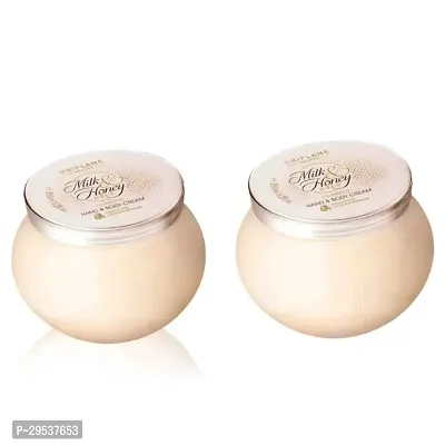 Oriflame milk and honey gold nourishing hand and body cream - 250 ml pack of 2-thumb0