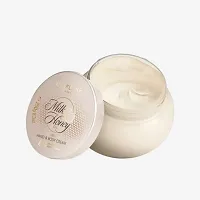 Oriflame milk and honey gold nourishing hand and body cream - 250 ml Oriflame Milk  Honey Gold smoothing Sugar Scrub 200ml-thumb3