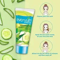 Everyuth Naturals Rejuvenating Face Pack - Cucumber  Aloe Vera, No Harmful Chemicals, pack of 3-thumb3