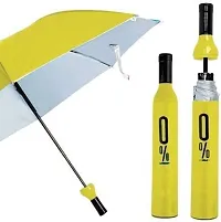 Bottle Style Travel Umbrella (assorted Color) 2 Fold Portable Wine Bottle Umbrella for Uv Protection and Rain. Pack of 1-thumb3