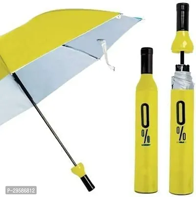 Bottle Style Travel Umbrella (assorted Color) 2 Fold Portable Wine Bottle Umbrella for Uv Protection and Rain. Pack of 1-thumb4