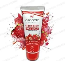 Strawberry Face Wash for Fresh Skin Removes Dead Cells  Blackheads Face Wash 100 Ml Pack of 1-thumb1