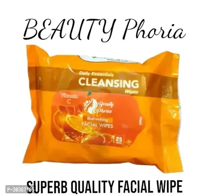 Beauty Phoria Facial Wipes Multi Flavoured (Pack of 1)-thumb0