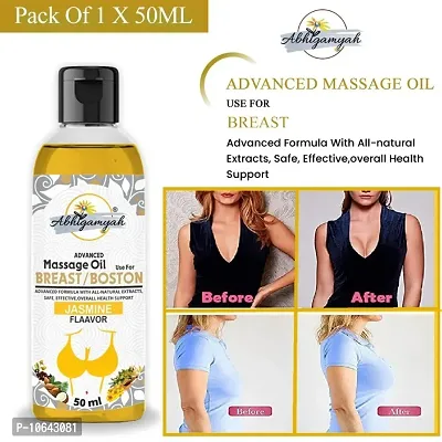 Abhigamyah Breast massage oil helps in growth/firming/tightening/ bust36 natural Women  (50 ml) Pack Of -1-thumb0