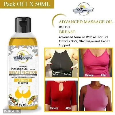 Abhigamyah Breast massage oil helps in growth/firming/tightening/ bust36 natural Women  (50 ml) Pack Of -1