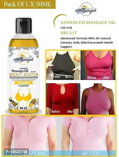 Abhigamyah Breast massage oil helps in growth/firming/tightening/ bust36 natural Women  (50 ml) Pack Of -1-thumb0