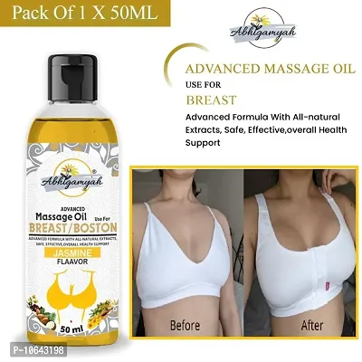 Abhigamyah Breast massage oil helps in growth/firming/tightening/ bust36 natural Women  (50 ml) Pack Of -1