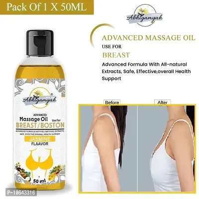 Abhigamyah Breast massage oil helps in growth/firming/tightening/ bust36 natural Women  (50 ml) Pack Of -1